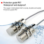30mm Diameter Copper Tube Capacitive Proximity Switch M30, a Sensor for Detecting Water, Wood, Glass, Oil and Feed