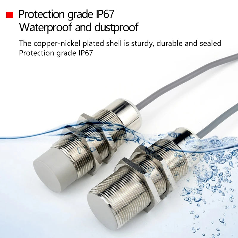 30mm Diameter Copper Tube Capacitive Proximity Switch M30, a Sensor for Detecting Water, Wood, Glass, Oil and Feed