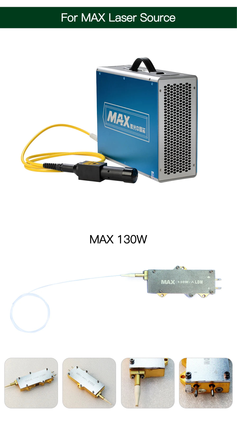 Original Max Laser Source Pump 130W 260W 380W 500W Pumping Source Fiber Module Pulsed Laser Diode