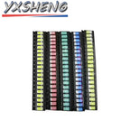 0603 0805 1206 1210 5730 SMD LED Diode 100PCS=5Colors X 20pcs Assortment LED Diode KIT Red Green Yellow White Blue