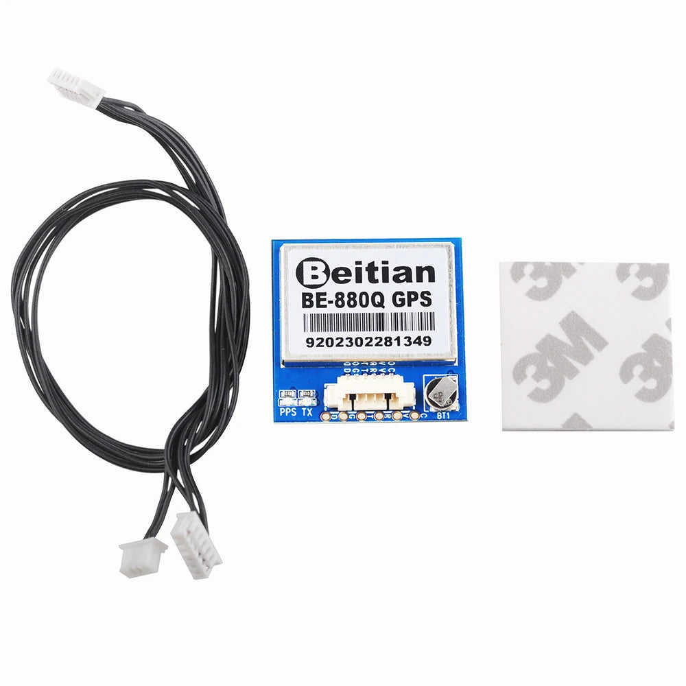 BE-880Q GNSS GPS Module M10050 Chip QMC5883 Compass Ultra Low Power 28x28x8.4mm for RC Drone FPV Flight Controller DIY Project