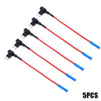 Car Mini Fuse Box Circuit Adapter ATM Blade Fuse for Car Van Motorcycle RV Boat Tractor TAP Adapter