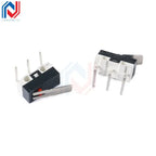 10Pcs Mini Micro Limit Switch NO NC 3 Pins PCB Terminals SPDT 1A 125V Roller Arc Lever Snap Action Push Microswitches