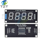 TM1637 LED Display Module for Arduino 4 Digit Tube 7 Segment 0.56 inch Time Clock Indicator Module Red Blue Green Yellow White