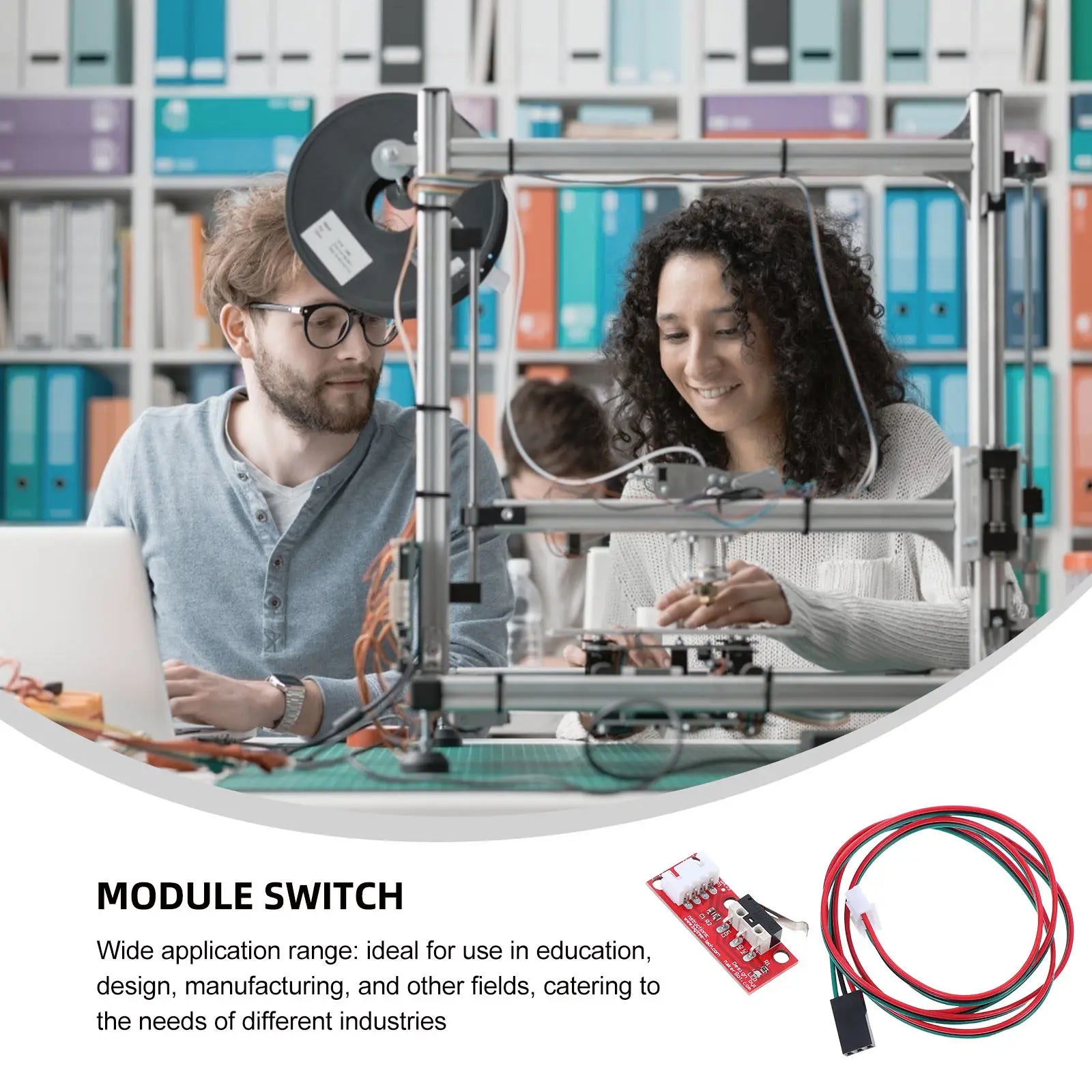 6Pcs Micro Limit Switch Module Endstop Mechanical Switch for 3D Printer Accessories High Precision Printing Enhanced Efficiency