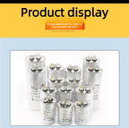 CBB65 AC Motor Capacitor Air Conditioner Compressor Start Capacitor 450VAC 5uF 20uF 25uF 30uF 35uF 40uF 45uF 50uF 60uF 70uF 5%