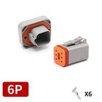 2/3/4/6/8/12Pin Deutsch Type DT Connector Plug-In With Fixed Flange DTM/DTP Waterproof Wire Automotive Connector