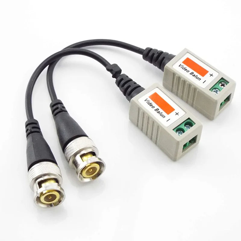 10pairs (20pcs) 3000FT Distance UTP Video Balun Twisted CCTV Balun Passive Transceivers BNC Cable Cat5 CCTV camera  Adapter L19