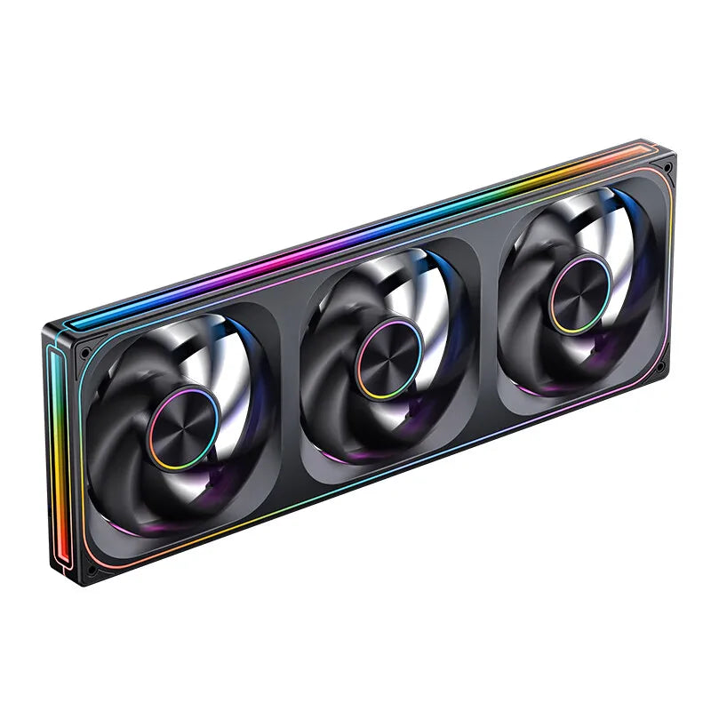 JONSBO ZA-140/420 Case Cooling Fan 140mm ARGB 3 Connected Bodies PWM Quiet Fan  Replaceable Fan Blades