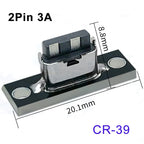 1-10pcs USB 3.1 Type C Socket With Screw Fixing Plate Type-C USB Jack 3.1 Type-C 2Pin 4Pin 5Pin 6Pin Female Connector Jack