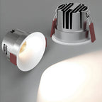 Recessed Curved Seamless LED Ceiling Light 3CCT/ Tuya BLE/ Zigbee/ Matter/ All Aluminum LED Spot Downlight