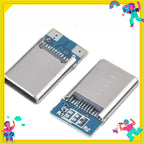 5PCS USB 3.1 Type-C Connector 24 Pins Male / Female Socket Receptacle Adapter To Solder Wire & Cable 24 Pins Support PCB Board