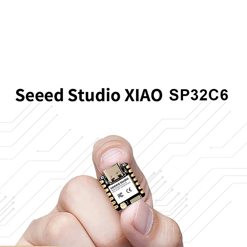 ESP32 Seeed Studio XIAO ESP32C6 WiFi 6+Bluetooth-compatible Ble 5 Support Zigbee Matter WIFI Wireless Development Board Module~