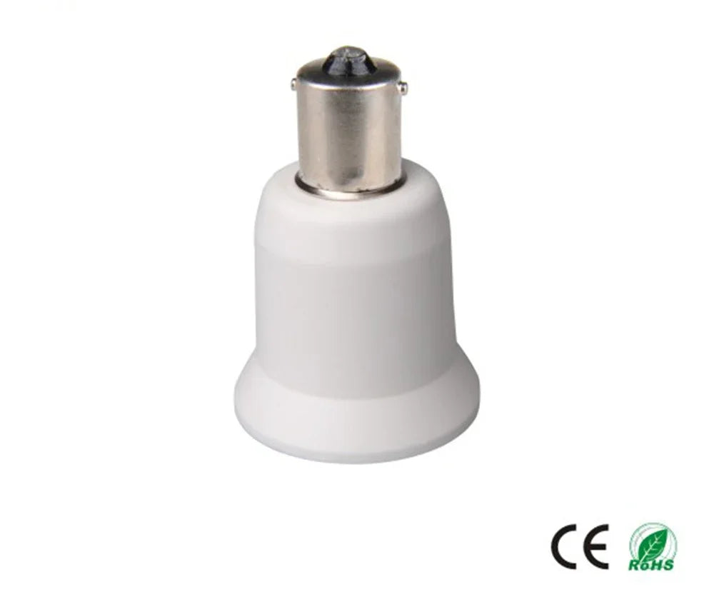 4pcs BA15S To E26/E27 Light Socket Adapter 1156 To E26/E27 Standard Edison Bulb Holder Converter, CE Rohs