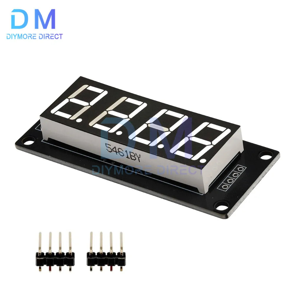 TM1637 LED Display Module for Arduino 4 Digit 7 Segment 0.56 inch Time Clock Indicator Tube Module Red Blue Green Yellow White