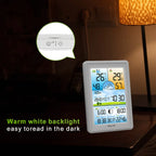 Baldr Wireless Digital Color Display Weather Station Clock Barometer Thermometer Hygrometer Trend Forecast Outdoor Sensor