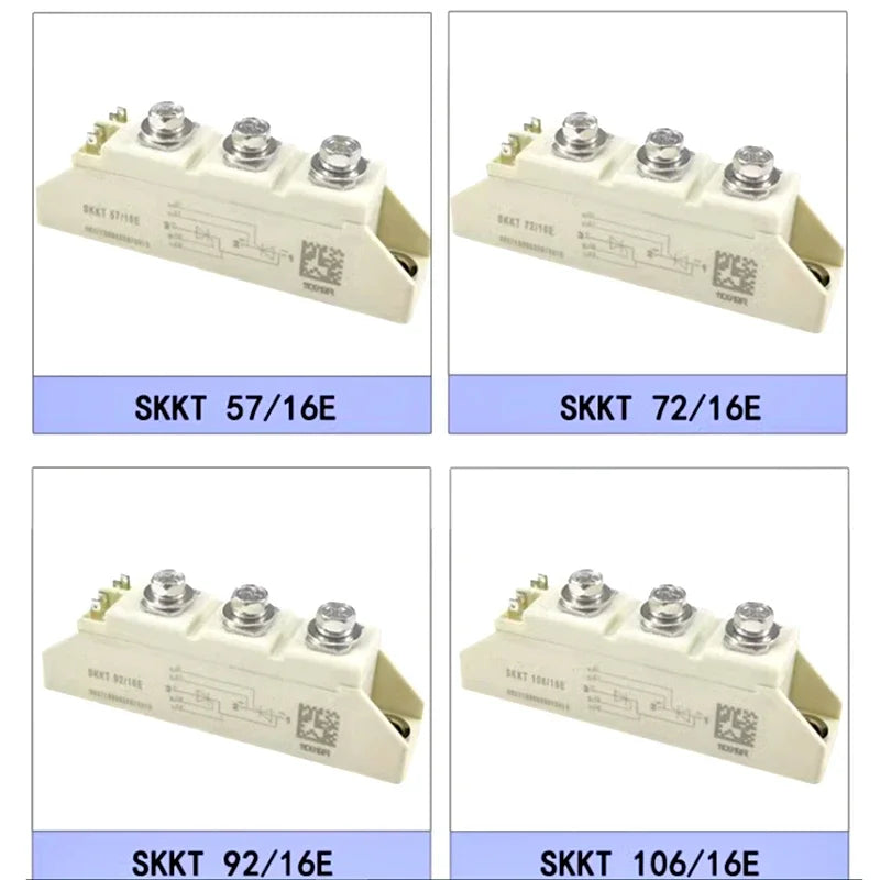 Diode Module SKKT SKKH 42 57 72 92 106 122 132 162 172 250 330 /16E IGBT MODULE Thyristor Semi controlled thyristor  SKKT106/16E