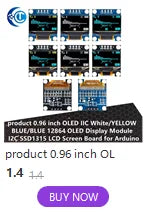 LCD2004A I2C 20x4 Blue Character LCD Module - HD44780 Driver with IIC Serial Interface for Arduino