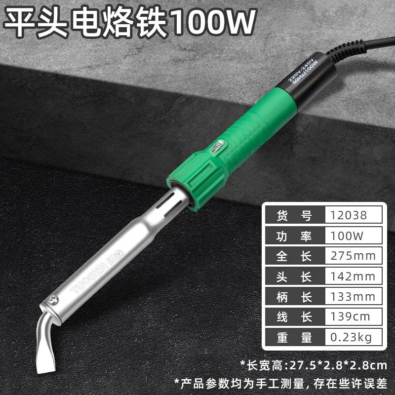 Tuosen 30/40/60/80/100/150W high-power soldering iron with pointed flat head soldering iron 200-240V