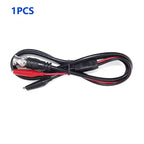 Digital Oscilloscope BNC Probe Test Leads Coaxial Q9 Male Plug to Dual Alligator Crocodile Clip Test Line Cable HT324