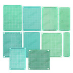 Single Sided Green PCB Prototype Board Universal Through Hole Perfboard for DIY Electronic Projects