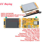 ESP32 S3 for Arduino LVGL WiFi Ble Development Board 2.4 2.8 3.2 3.5 4.3 5 7.0 inch 240*320 Display Screen LCD TFT Module Touch