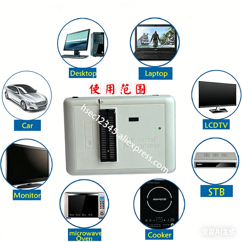 Original RT809H RT809HSE Universal Programmer with ICSP & ISP Features for EMMC NAND NOR FLASH bios - Superior to RT809F CH341A