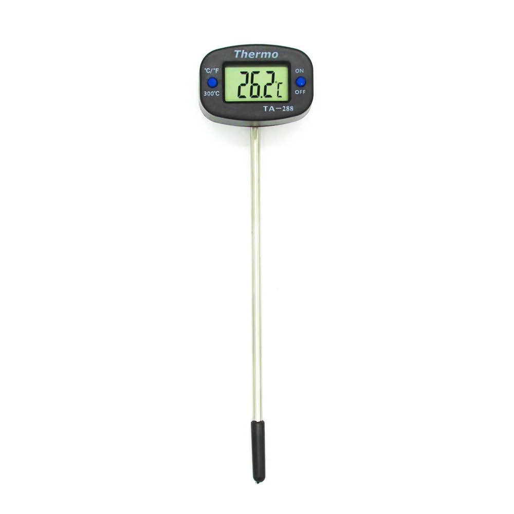 Digital Food Thermometer Electronic Probe with LCD Display for Kitchen Baking Cooking & Grill Liquid Temperature Meter Tool