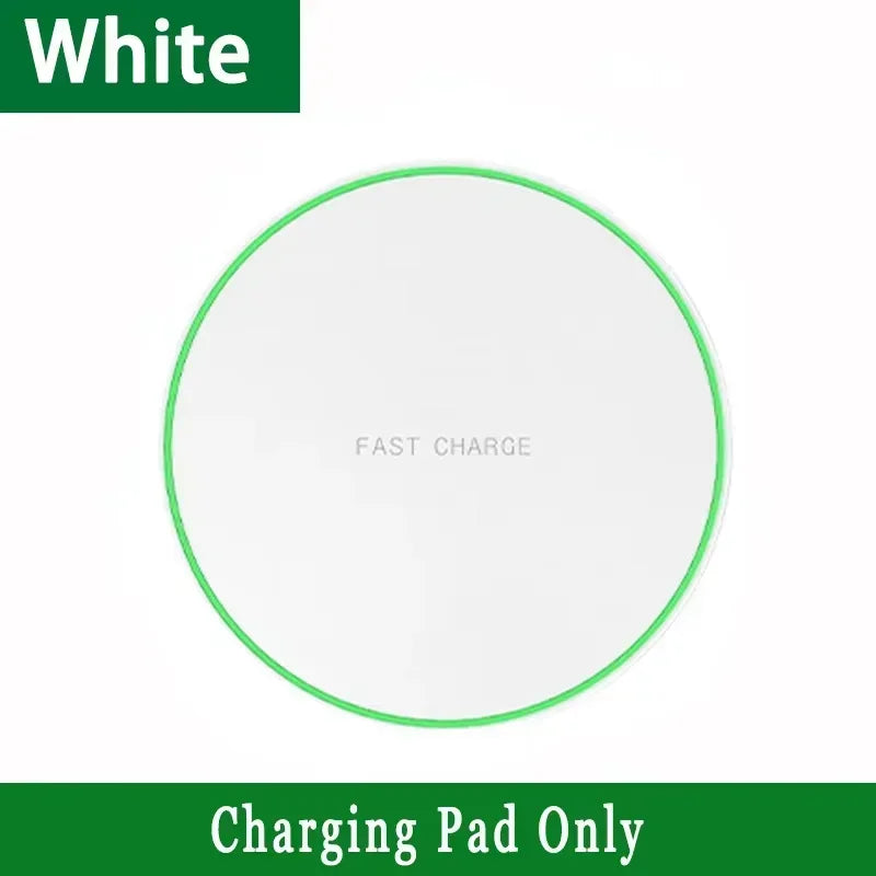 Wireless Charger For iPhone 17 16 15 14 13 Pro Max Induction Fast Charging Pad Dock Station For Samsung S25 S24 Xiaomi Huawei