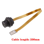 1PC TYPE C Threaded Snap FPC Waterproof Plug IP67 IP68 Data Connector USB3.1 Interface C-Type Male Female Plug Socket