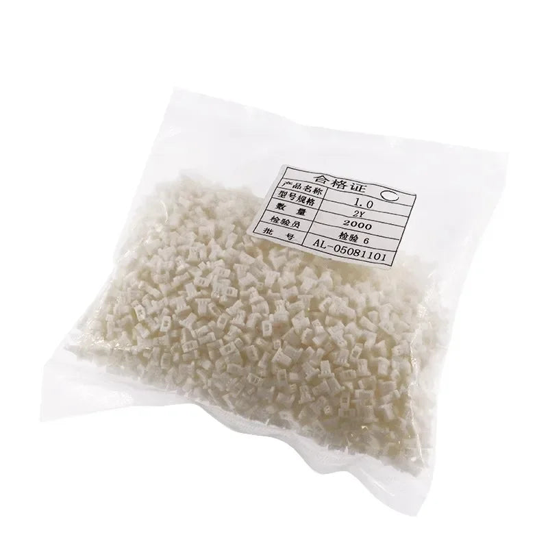 50pcs/LOT JST SH 1.0 female material SH1.0 1mm Pitch Connector 2/3/4/5/6/7/8/9/10P Pin Leads Housing Shell Housing SH-Y
