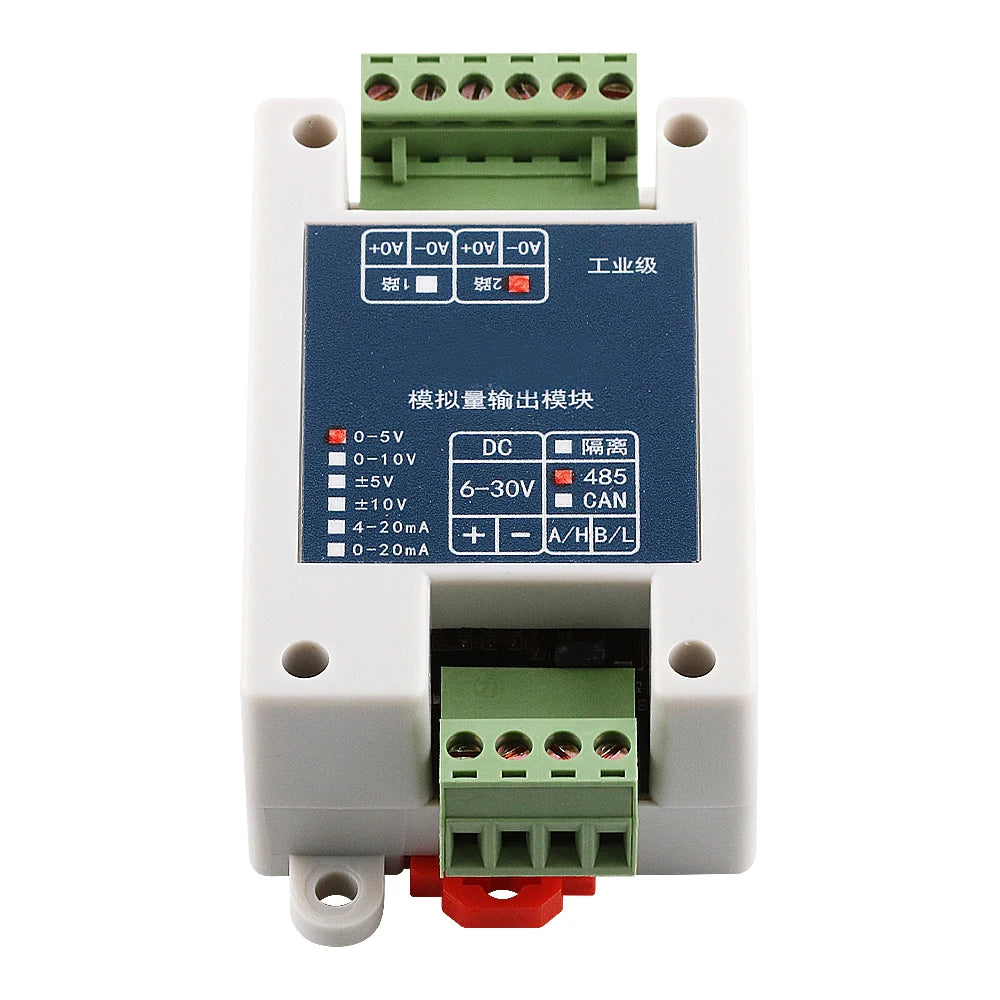 Isolation Type RS485 to 4-20mA 0-5V 0-10V Transform Module 2 4 Channel Modbus RTU RS485 to Analog Industrial Converter Modules