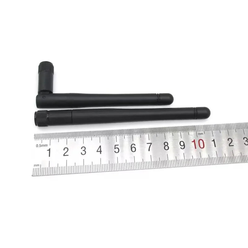 2PCS 2.4GHz Folded  Bluetooth ZigBee Antenna 3dBi with U.FL I-P-E-X-1 to SMA Connector 15cm For ESP8266 ESP32 WiFi Module
