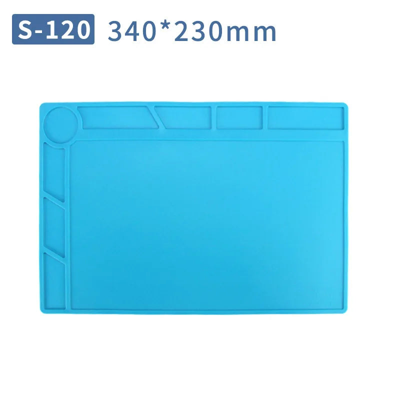 Antistatic ESD Soldering Mat For Bga Rework Station Large Ipad Repair Heat Insulation Mat Pad Small Silicon Mat Thick Soldering