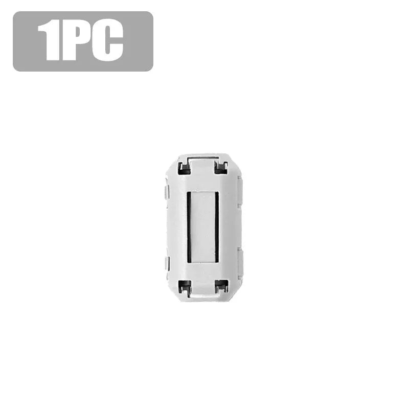 Ferrite Core Noise Suppressor Filter Ring Cable Clamp RFI Noise Filter Magnetic Clips For Computers Hard Disks Audio Equipment