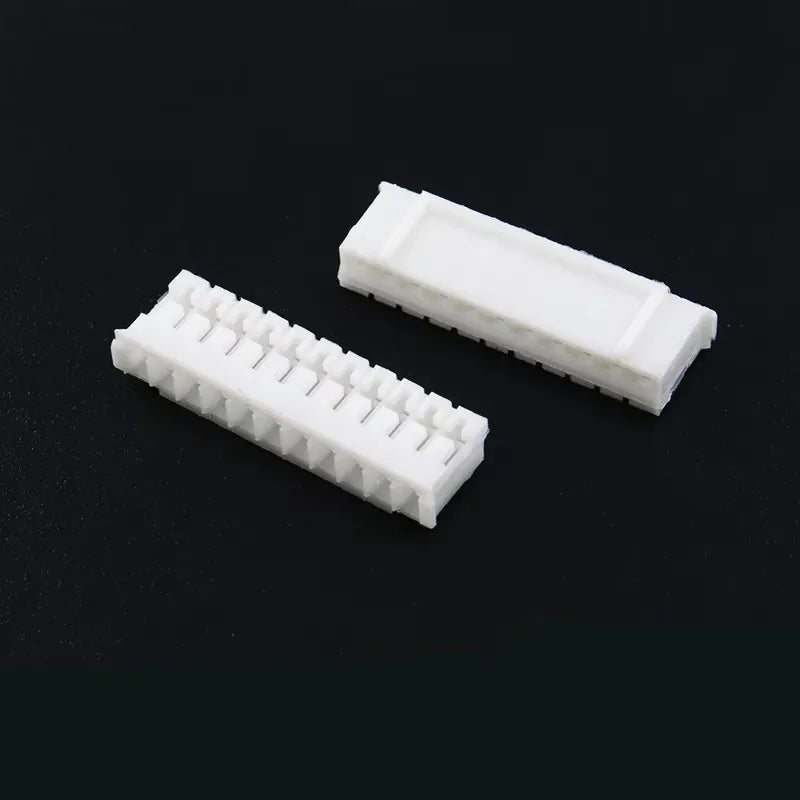 100PCS JST PH 2.0 2P 3P 4P 5P 6P 7P 8P 9P 10P 11P 12 Pin Header PH2.0 2mm Connectors Leads PH-AW PH-Y Curved Pins Male Shell