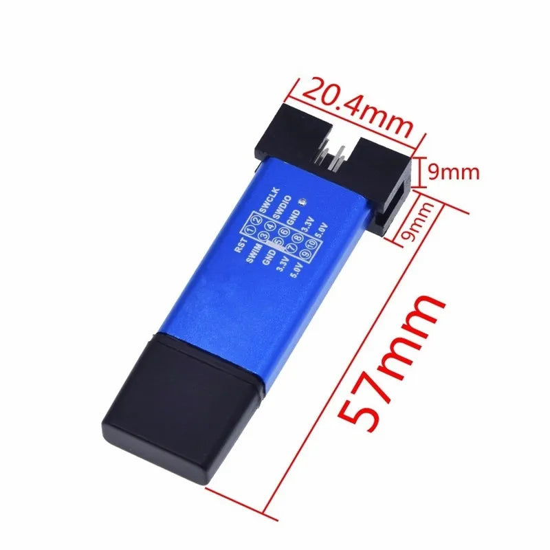 1/5PCS ST LINK Stlink ST-Link V2 Mini STM8 STM32 Simulator Download Programmer Programming With Cover A41 for Arduino