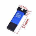 1/5PCS ST LINK Stlink ST-Link V2 Mini STM8 STM32 Simulator Download Programmer Programming With Cover A41 for Arduino