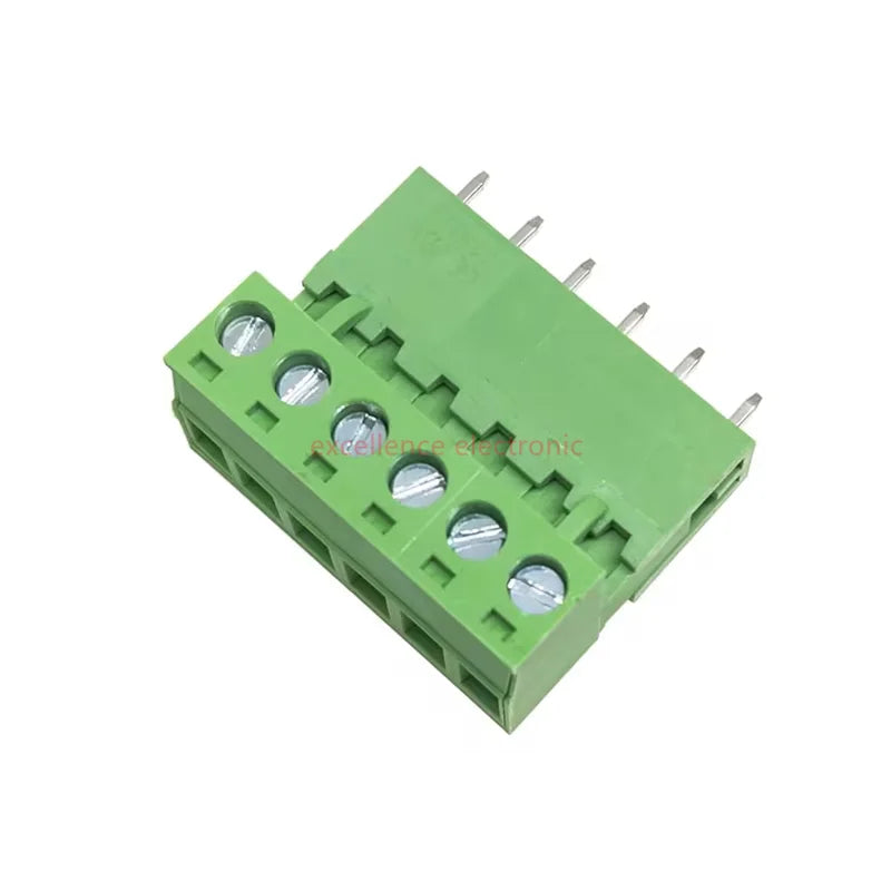 5Pairs 5.08mm Terminal Block 2/3/4/5/6/7/8/9/10/12P Screw Plug-in PCB Terminal Block Open Pin Male/Female Pluggable Connector