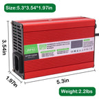 16.8V 10A Lithium Battery Charger Usd For 4S 14.8V Li-ion Lipo Battery With Case OLED Display