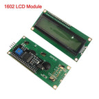 LCD1602 1602A LCD Module Level Conversion Module Yellow Green Screen 16x2 LCD Display IIC/I2C Interface 5V for Arduino