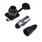 Waterproof IP65 Rj45 Male Plug + Female Socket Connector Panel Mounting Rj45 Network Ethernet Connector Adapter 8pin 8p8c