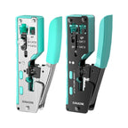 RJ45 RJ11 Cable Crimping Pliers 8P 6P Wire Cutter and Cover Remover with Grip Handle for Home Wiring Repair Use F19E