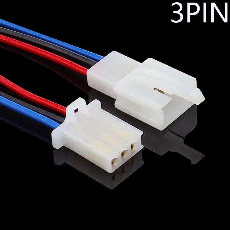 5pairs 2.8mm Automotive Controller Handle Motor Wire Connector 2/3/4/6/9P 15cm 0.75mm2 18AWG Automobile Male Female Plug Cable