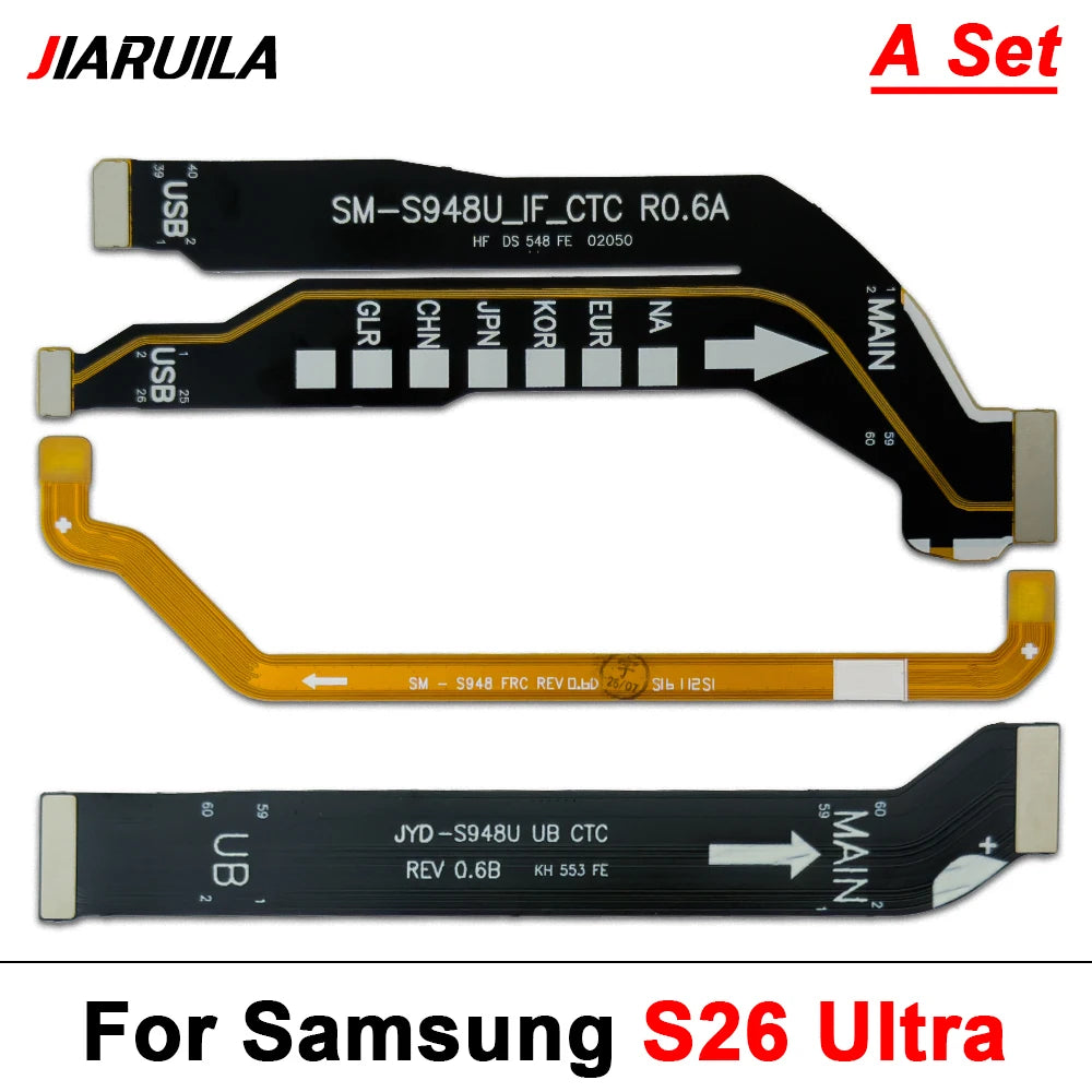 Main FPC LCD Display Connect Mainboard WIFI Antenna Flex Cable Ribbon Parts For Samsung S26 / S26 Plus / S26 Ultra