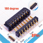 5 Pairs Pitch 2.5 mm 2 3 4 5 6 7 8 9 10 11 Positions Female Blade Socket Male Header Battery Connector Right Angle Straight