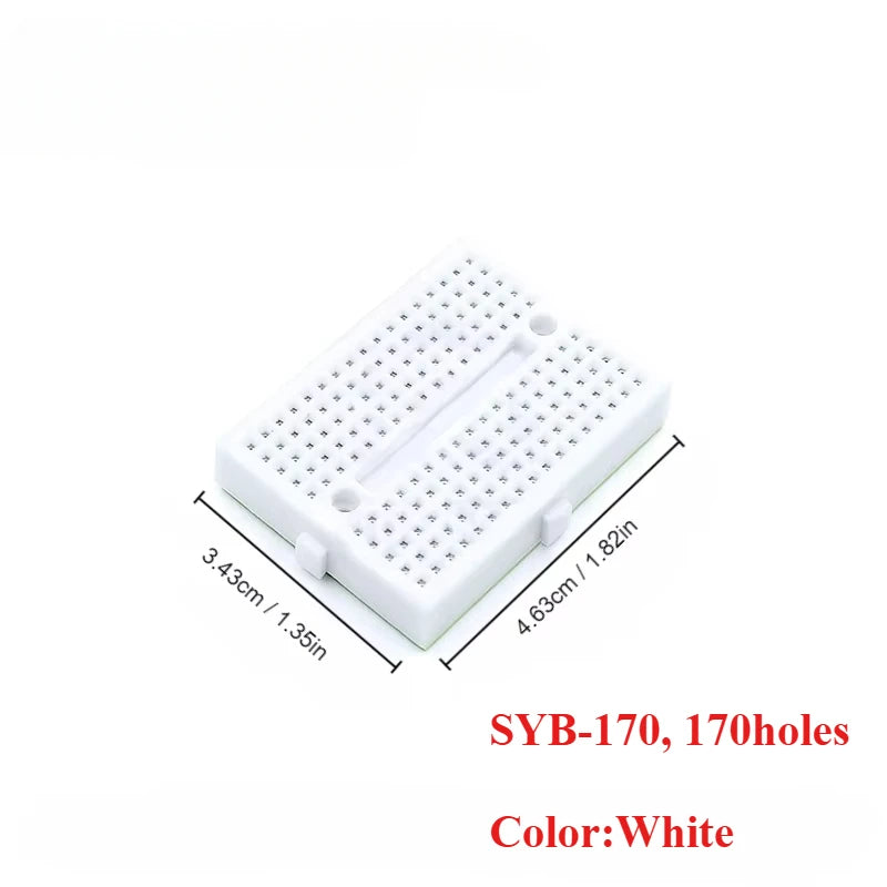 1pcs Breadboard MB102 ZY-204 PCB Bread Board 170-1600 Point Prototype PCB Solderless Breadboards Protoboard Circuit PCB DIY Kit