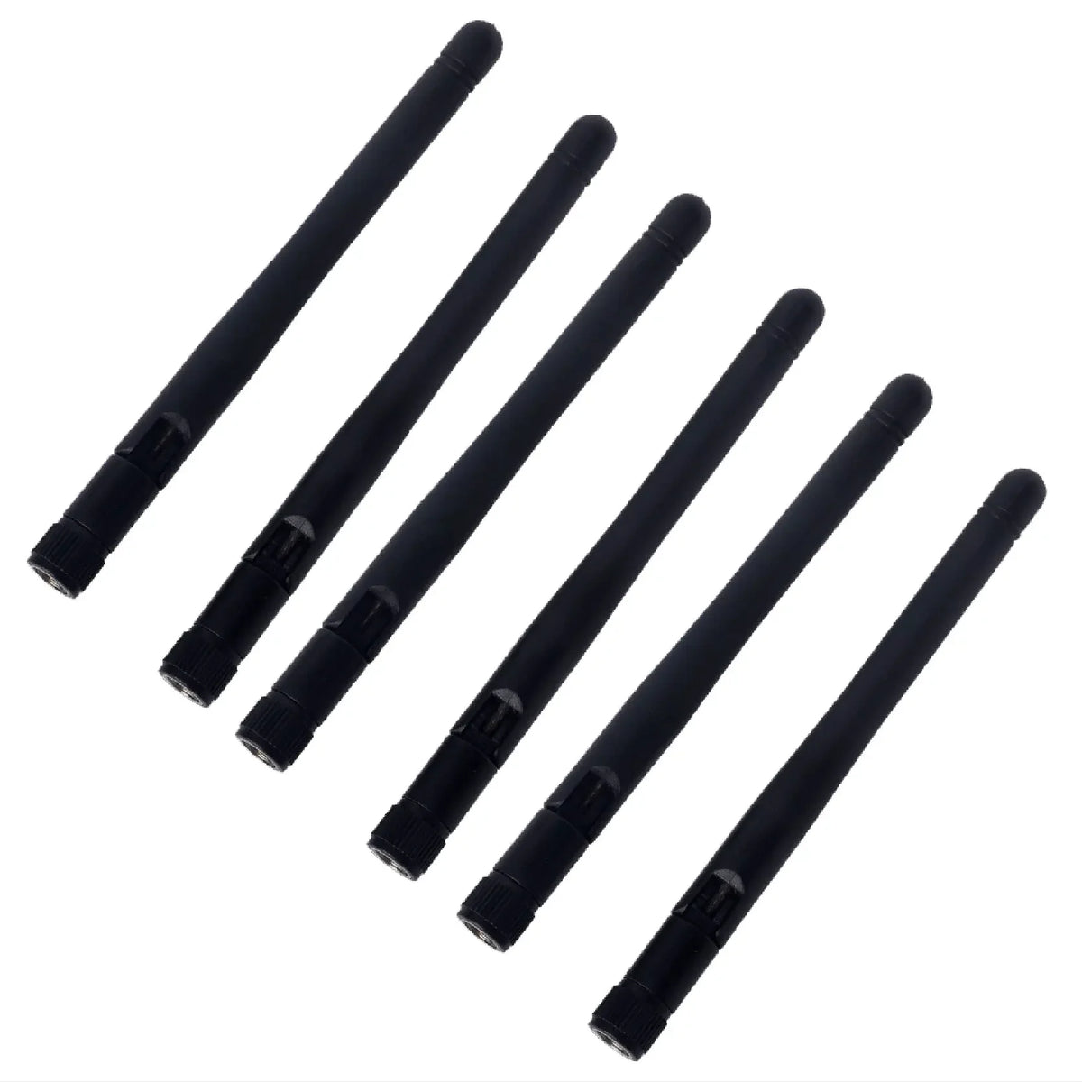 2pcs 2.4G 3DB Bluetooth Wifi Security Monitoring Security Module Routing Network Card Small Folding Glue Stick Antenna