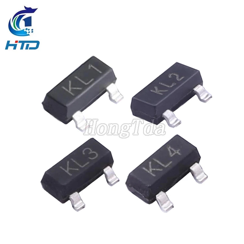 100PCS/LOT BAT54 BAT54A BAT54C BAT54S SOT-23 KL1 KL2 KL3 KL4 SMD Schottky diode NEW