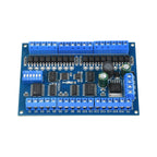 DC 12V/24V 16-input 16-output RS485 Remote Switch PLC IO Expansion Board with Modbus RTU Module Suitable for Smart Homes Etc.